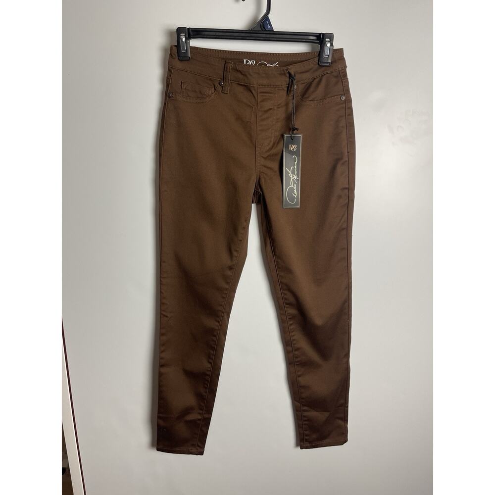 DG2 By Diane Gilman Stretch Jeggings Petite Jean Pants True Brown Size PXS‎